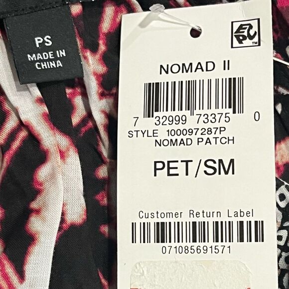 NWT INC Nomad Patch Tiered Halter-Neck Maxi Dress Size Petite Small - Picture 8 of 9